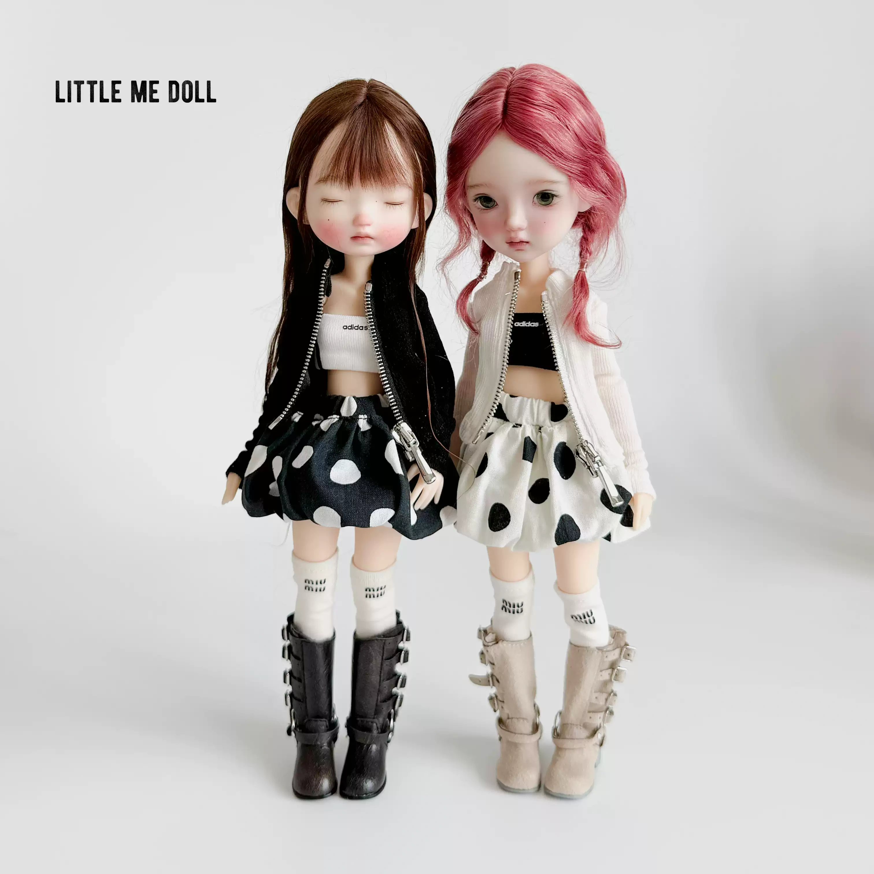 New for the second time in 2026 little me doll- Polka dot skirt&pants