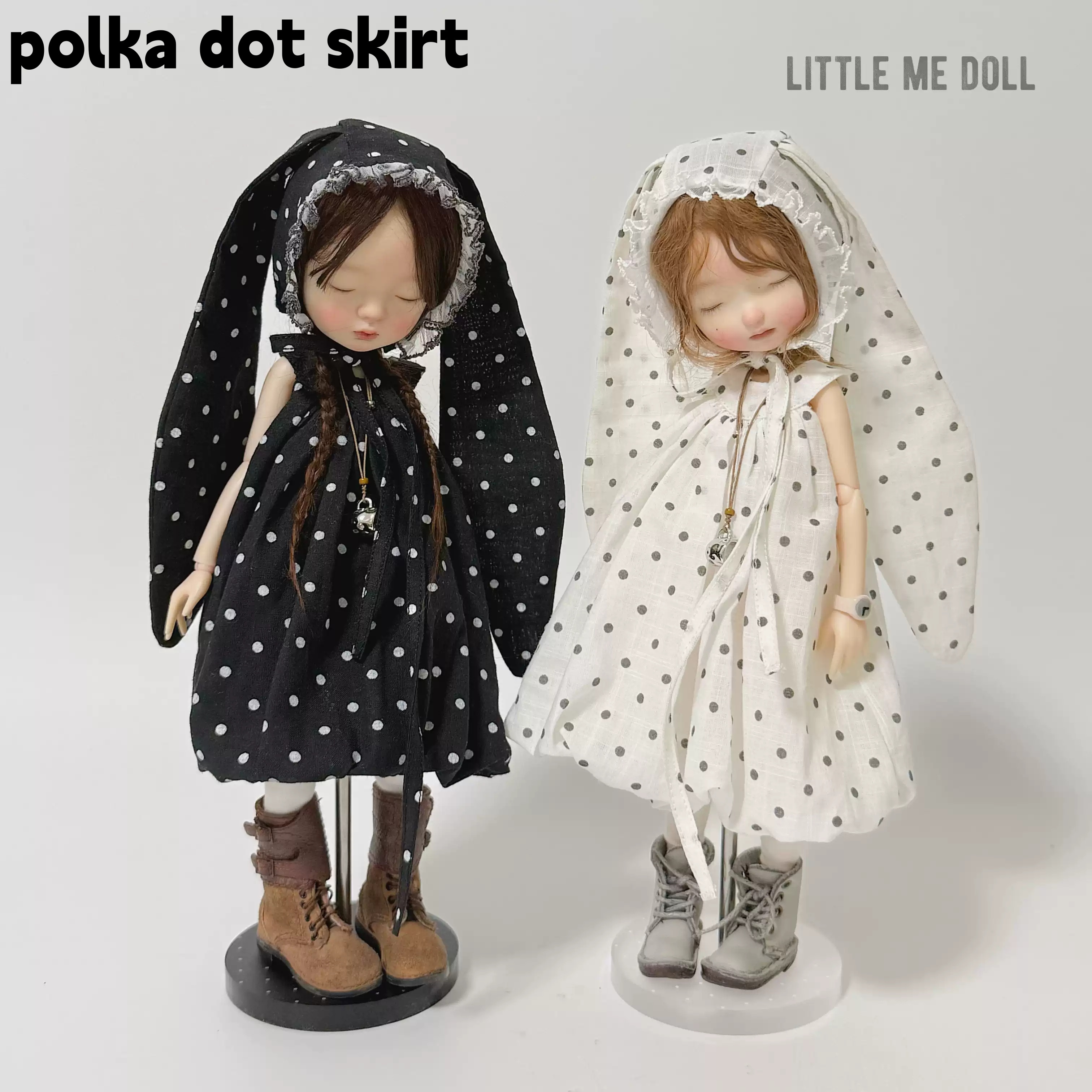 New for the third time in 2026 little me doll-Bunny ear hat&dress