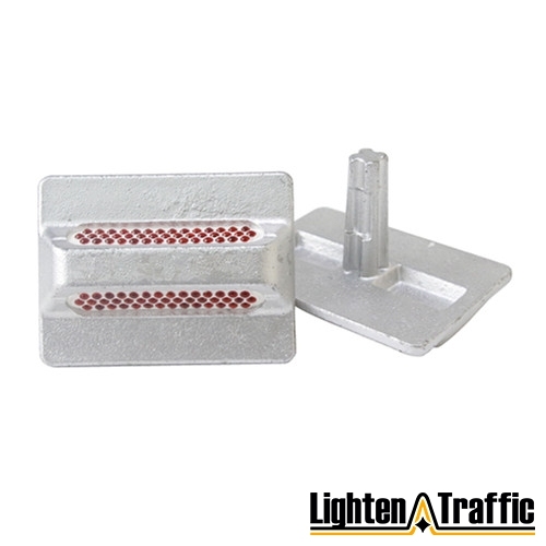 Reflective Aluminum Cat Eyes Road Stud For Road Safety