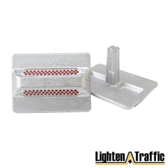 Reflective Aluminum Cat Eyes Road Stud For Road Safety