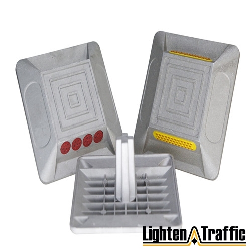 Reflective Aluminum Cat Eyes Road Stud For Road Safety