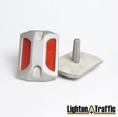 Reflective Aluminum Cat Eyes Road Stud For Road Safety