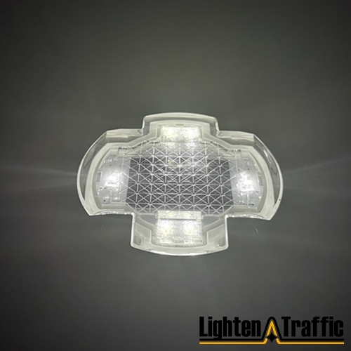 G105 30 Tons LED Round Embedded Type Cat Eye Reflector Raised Pavement Markers Solar Aluminium Road Stud for Philippine Market