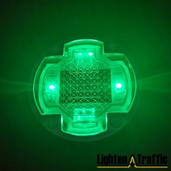 G105 30 Tons LED Round Embedded Type Cat Eye Reflector Raised Pavement Markers Solar Aluminium Road Stud for Philippine Market