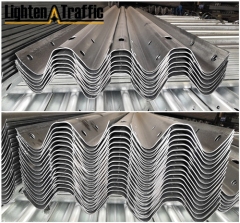 Aashto M180 Hot Dippped Galvanized Steel Safety Highway Crash Barrier W Beam Guardrail
