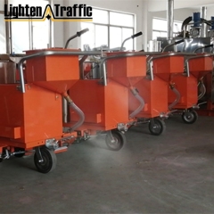 Hot Melt Hand Push Thermoplastic Machine for Road Marking