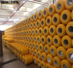 Traffic Safety Eva PU Buckets Rolling Anti Crash Guardrail Road Roller Barrier