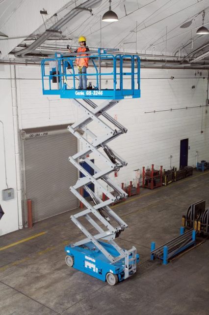 Genie ｜ GS3246 electric drive Electric shear type aerial work platform ｜Efficient Solution for sale