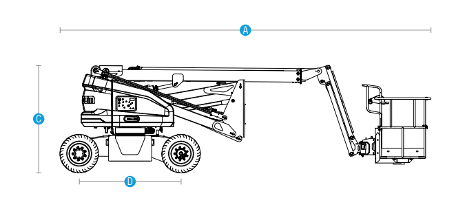 SINOBOOM | AB18EJ electric bending arm aerial work platform |Efficient Solution for sale