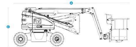 SINOBOOM ｜AB14EJ-GTZZ14EJ Electric Bending Arm Aerial Work Platform丨High-Altitude Work Platform for Sale