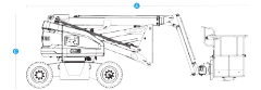 SINOBOOM ｜AB14EJ-GTZZ14EJ Electric Bending Arm Aerial Work Platform丨High-Altitude Work Platform for Sale