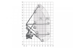Skyjack SJ60  AJ+  Curved arm type aerial work platforn