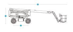 Electric Bending Arm Aerial Work Platform SINOBOOM丨AB22EJ PLUS for B2B Wholesale