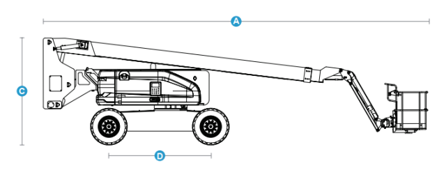 SINOBOOM | AB46RJ curved arm aerial work platform |Efficient Solution for sale