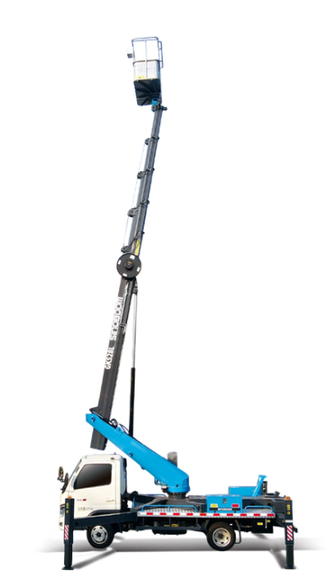 SINOBOOM | GKS32EL 32m Blue brand telescopic arm aerial work vehicle (diesel-electric hybrid) | Efficient Solution for sale