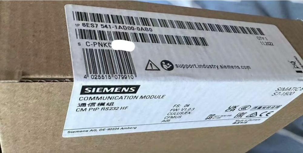 6ES7541-1AD00-0AB0 SIEMENS SIMATIC S7-1500 S7/1500