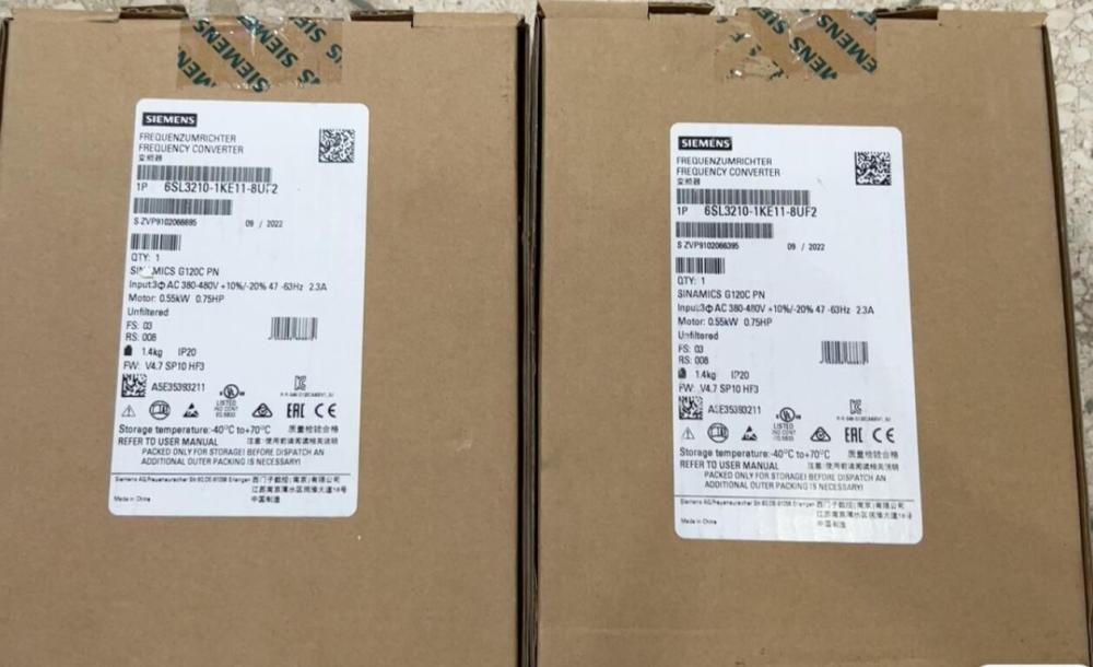 6SL3210-1KE11-8UF2 SIEMENS SINAMICS G120C Frequency Converter