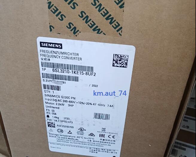 6SL3210-1KE15-8UF2 SIEMENS SINAMICS G120C Frequency Converter