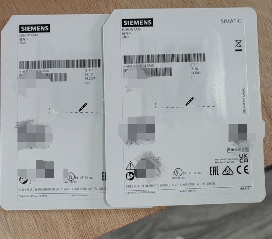 6ES7954-8LF04-0AA0 SIEMENS S7-1500 memory card
