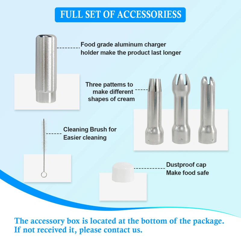 Whipped Cream Dispenser Stainless Steel,500mL