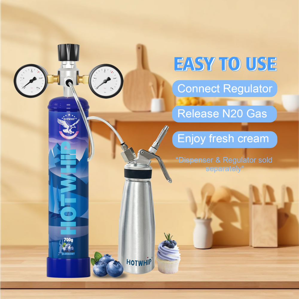 blueberries flavor whipped nitrous oxide cream charger