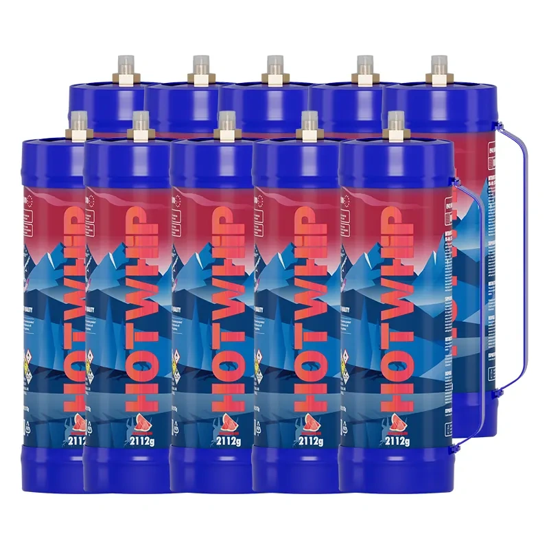 Hotwhip Whipped Cream Charger 3.3L/2112g Food Grade Tanks (Watermelon Flavor), flavored Nitrous Oxide, N2O Canister