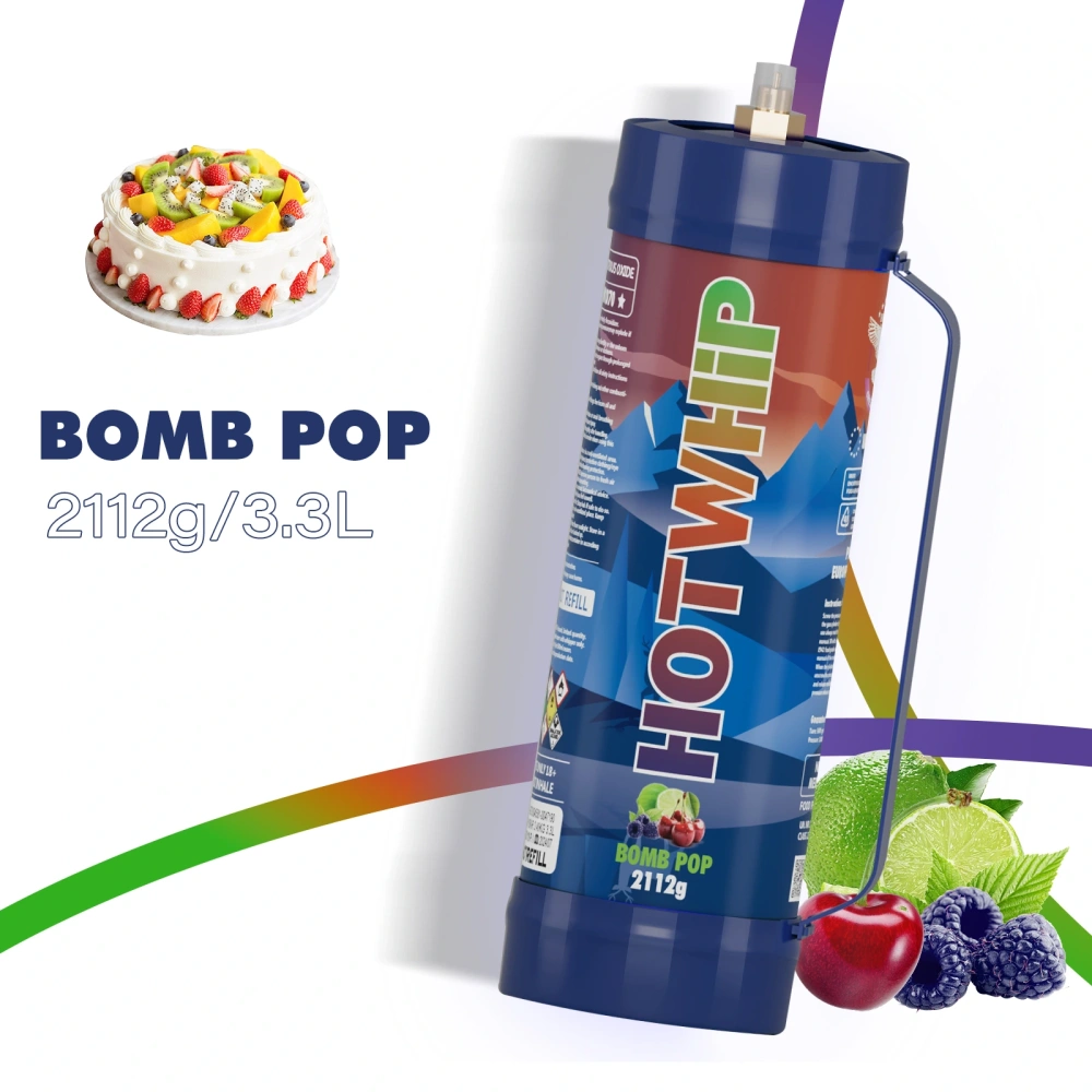 Hotwhip 3.3L/2112g Whipped Cream Charger (Bomb Pop Flavor)
