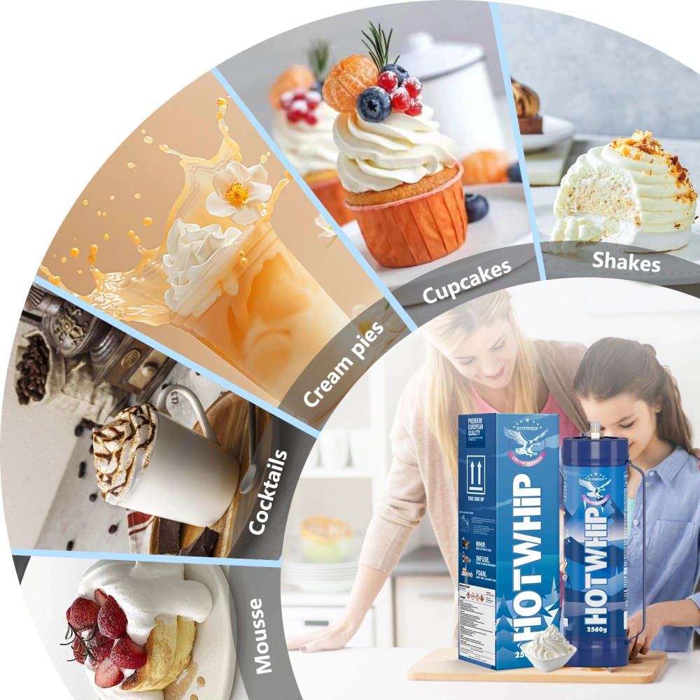 Whipped Cream Charger 4.0L/2560g Food Grade Tanks -Original Flavor