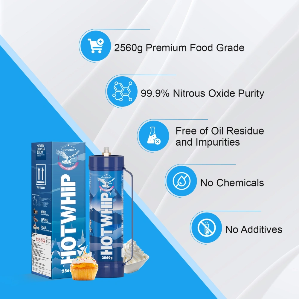 Whipped Cream Charger 4.0L/2560g Food Grade Tanks -Original Flavor
