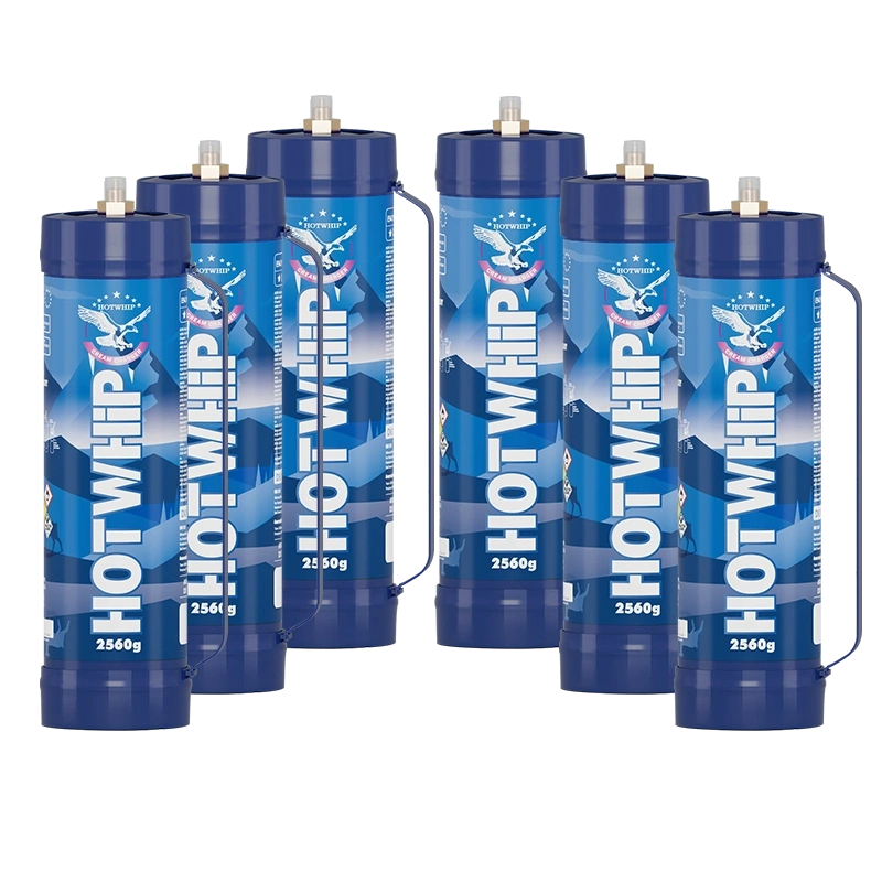 (4pcs) Hotwhip 4.0L/2560g Whipped Cream Charger Tanks