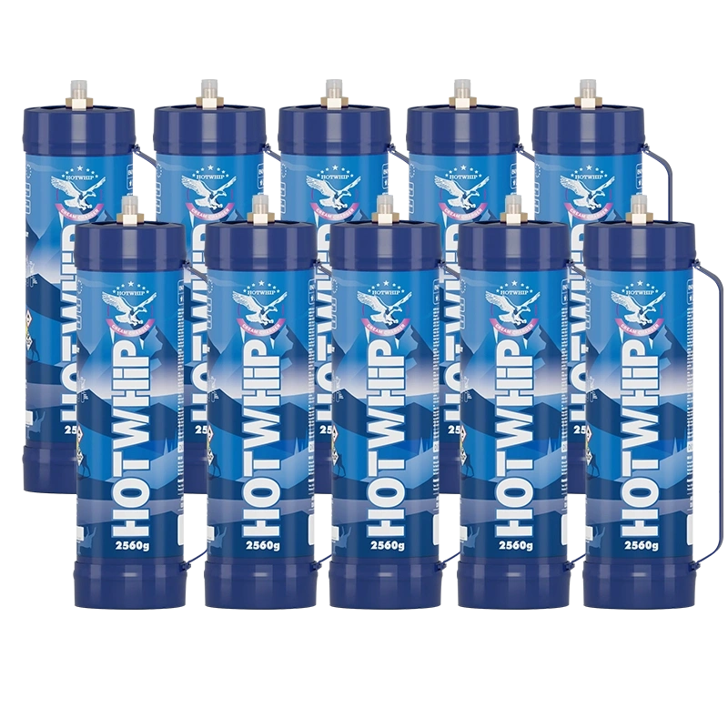 (4pcs) Hotwhip 4.0L/2560g Whipped Cream Charger Tanks