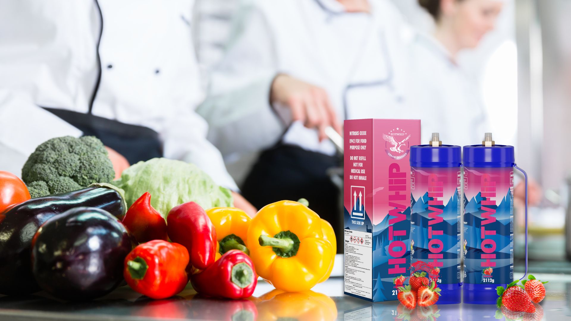 Nitrous oxide tank in the kitchen  backroom