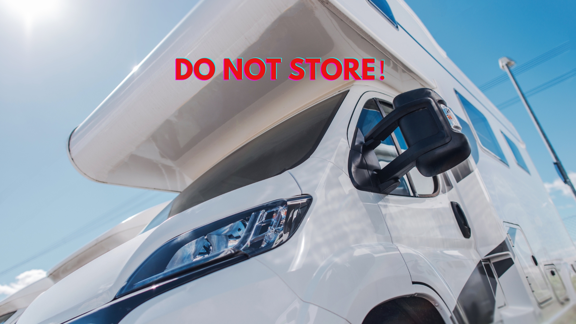 Do not place inside a car exposed to direct sunlight