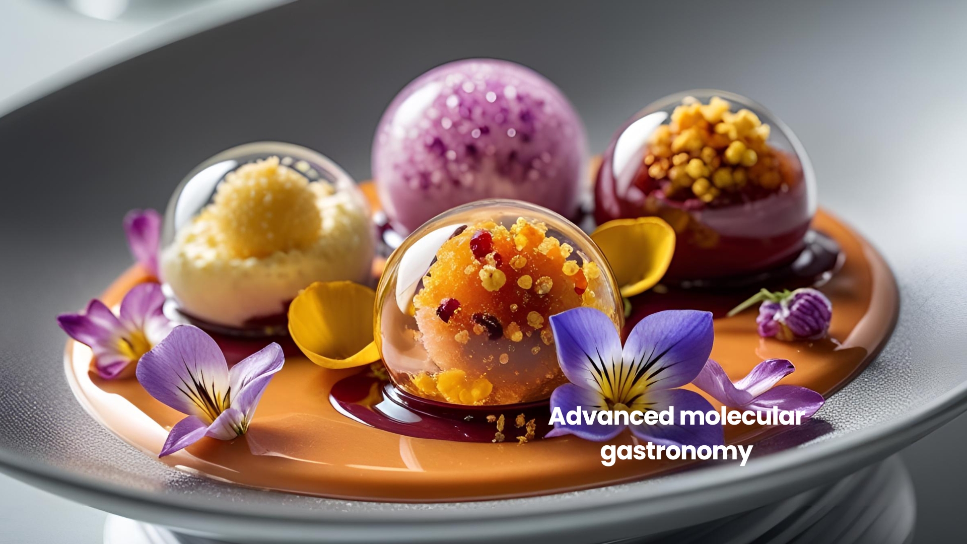 Advanced molecular gastronomy