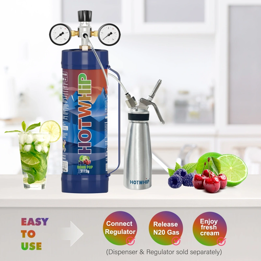 Hotwhip 3.3L/2112g Whipped Cream Charger (Bomb Pop Flavor)