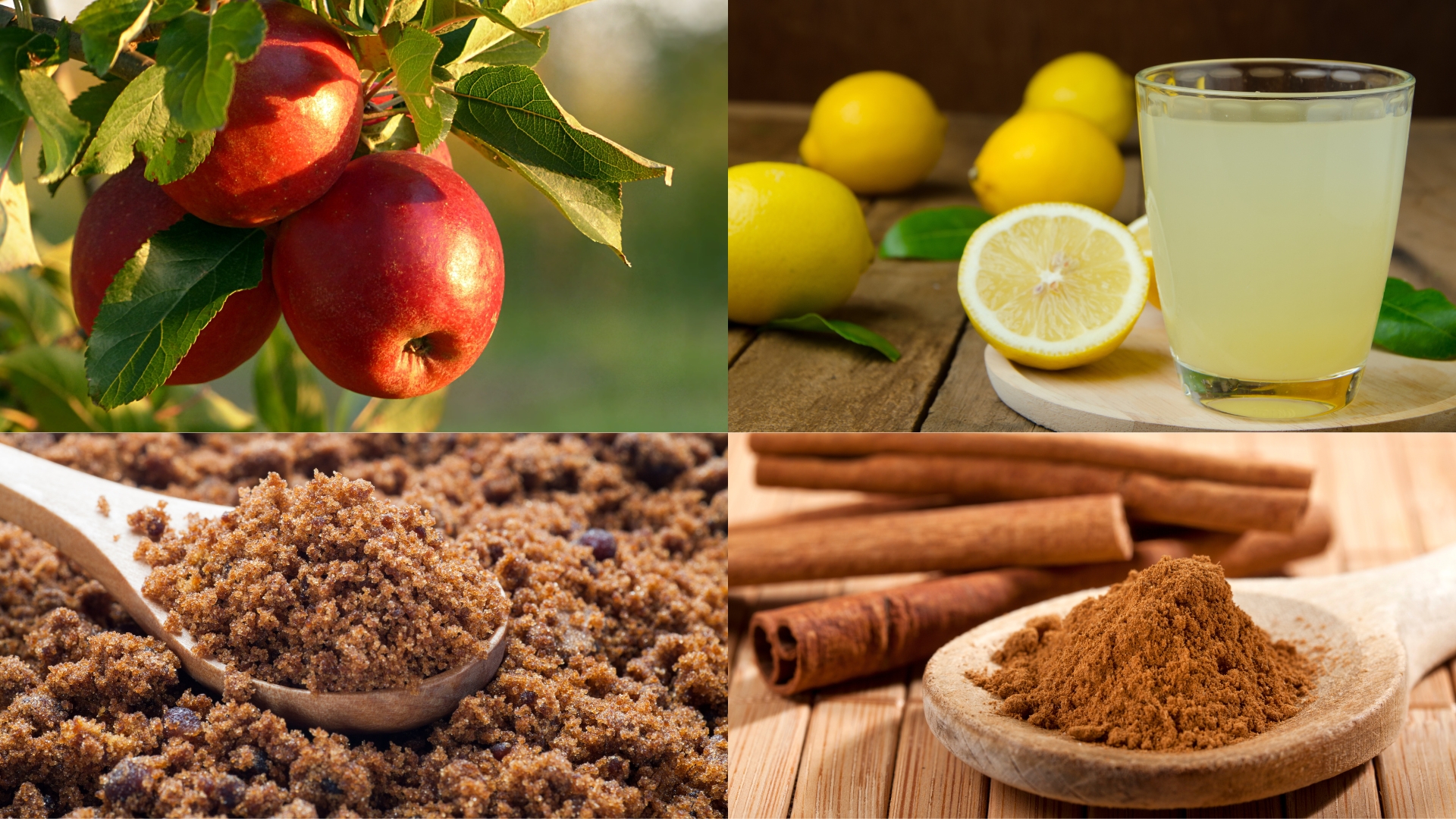 Ingredients for apple pie