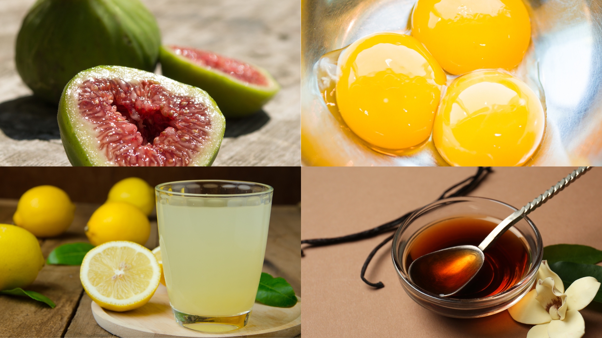 Ingredients for fig souffle