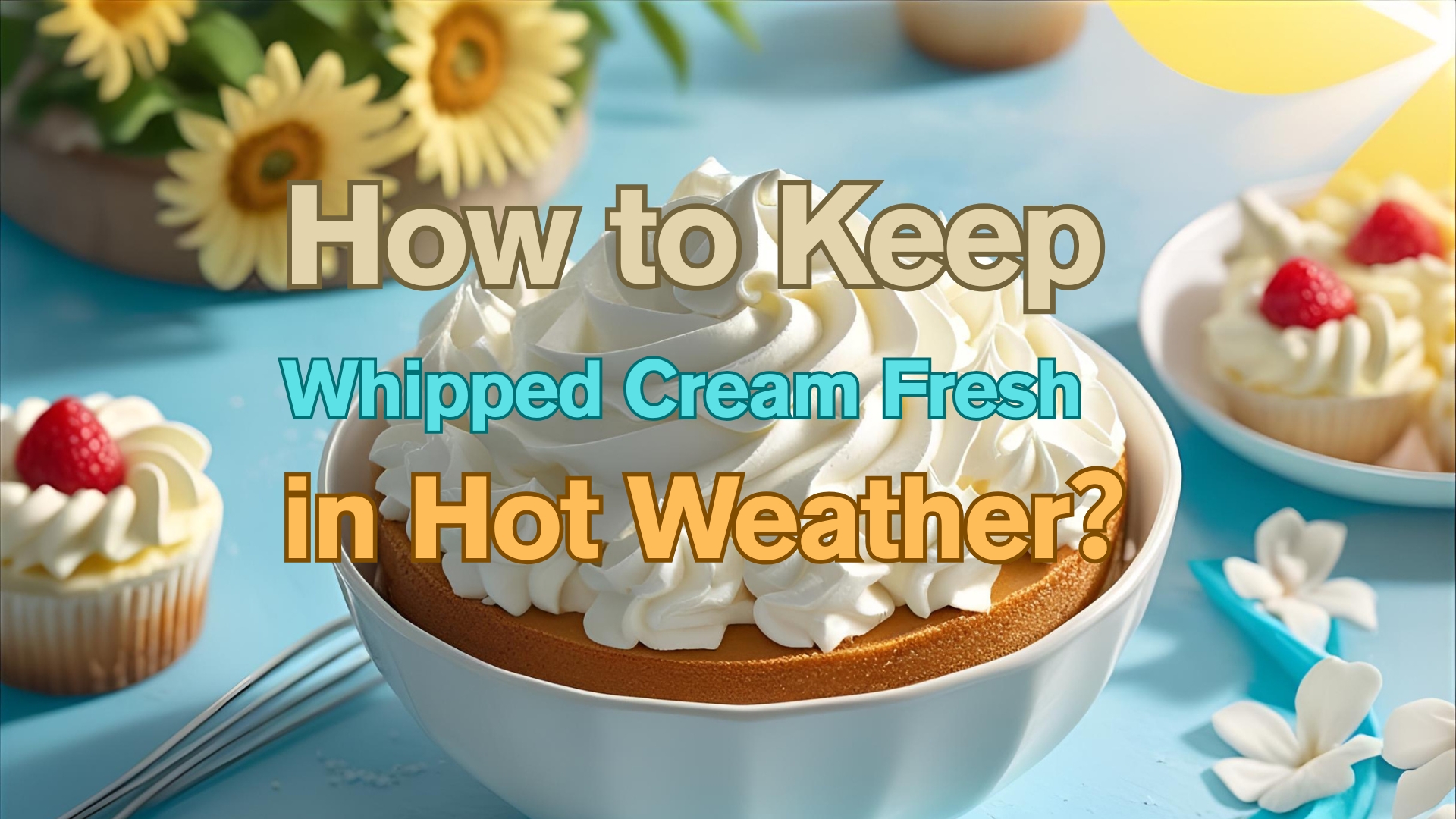 How to Keep Whipped Cream Fresh in Hot Weather