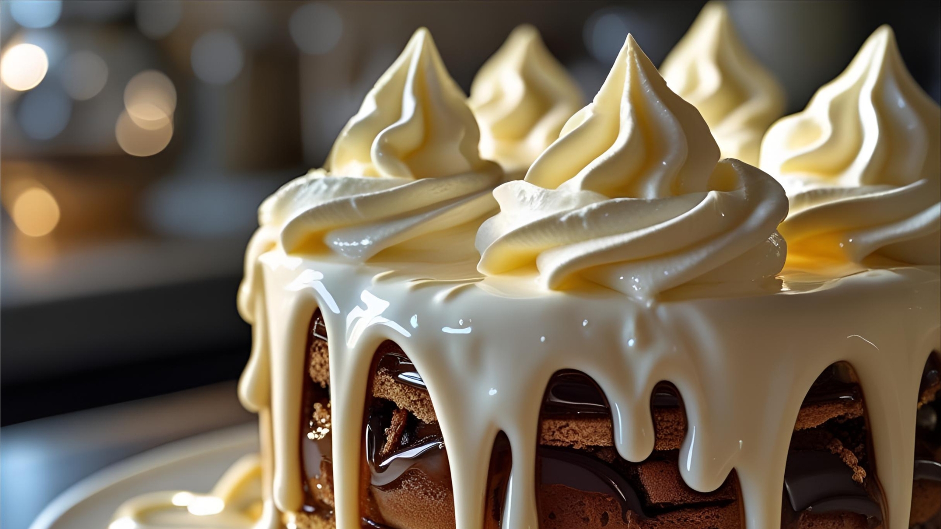  Melted whipped cream