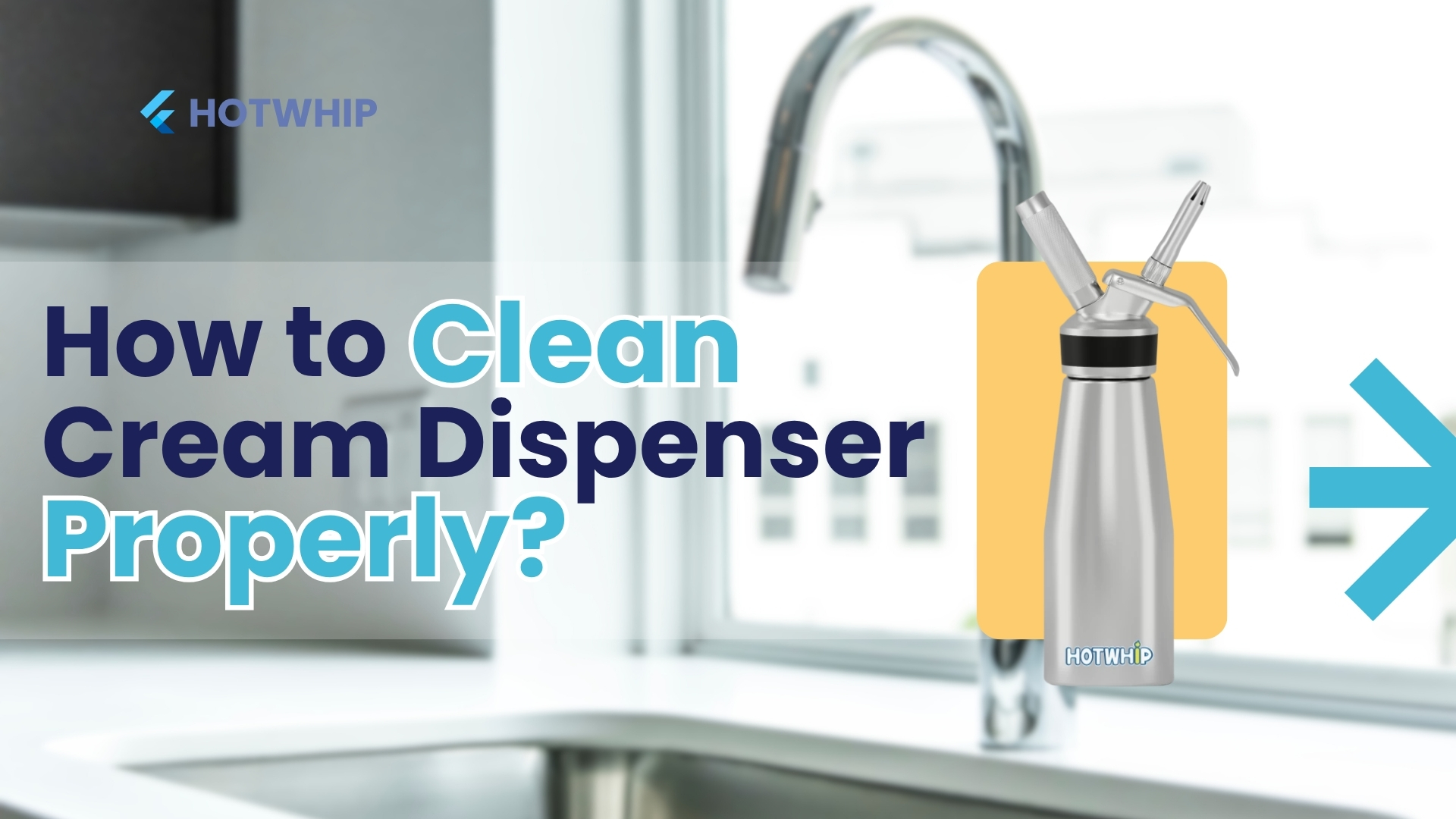 How to Clean Cream Dispenser Properly