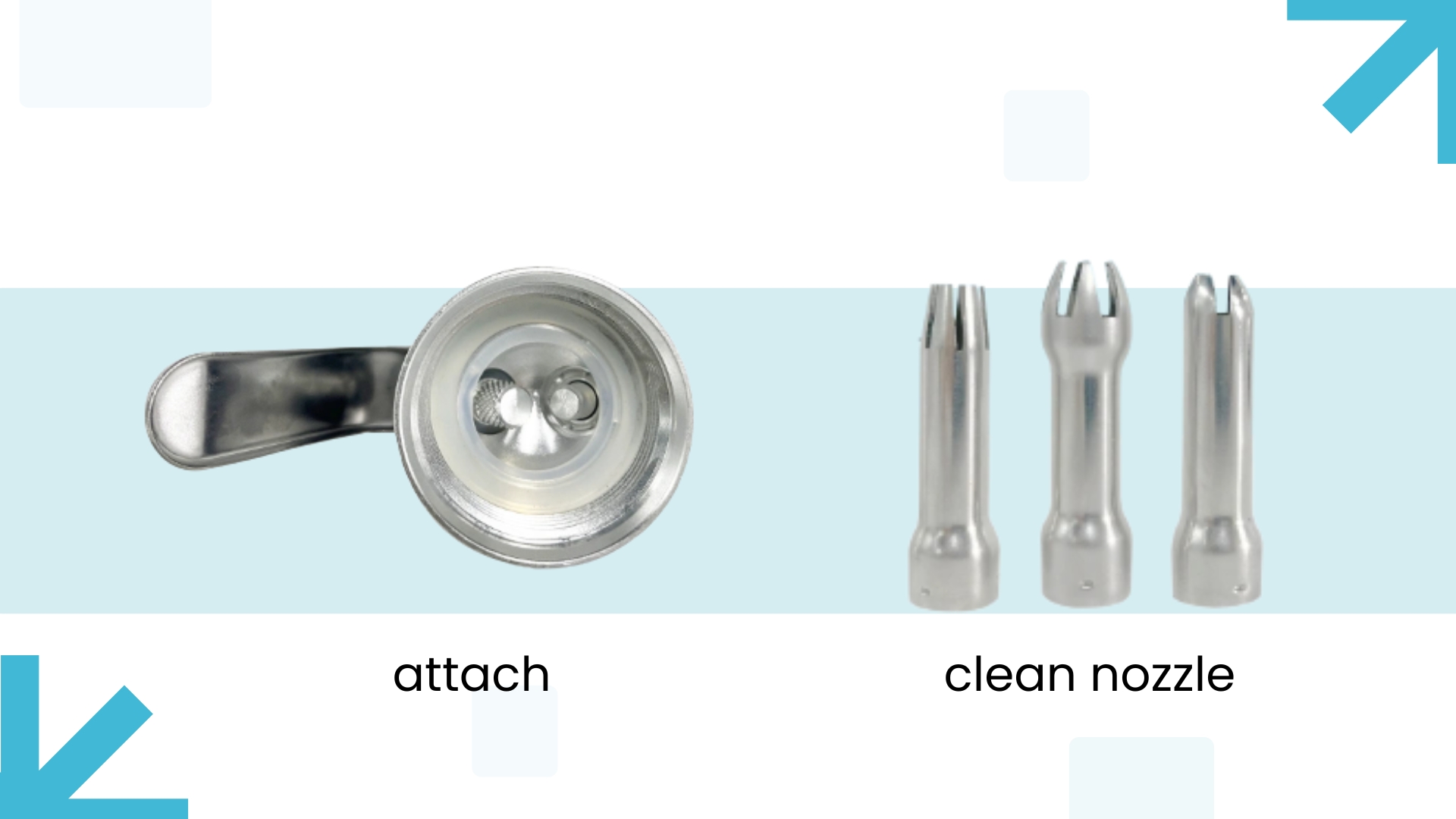 Accessories of cream dispenser