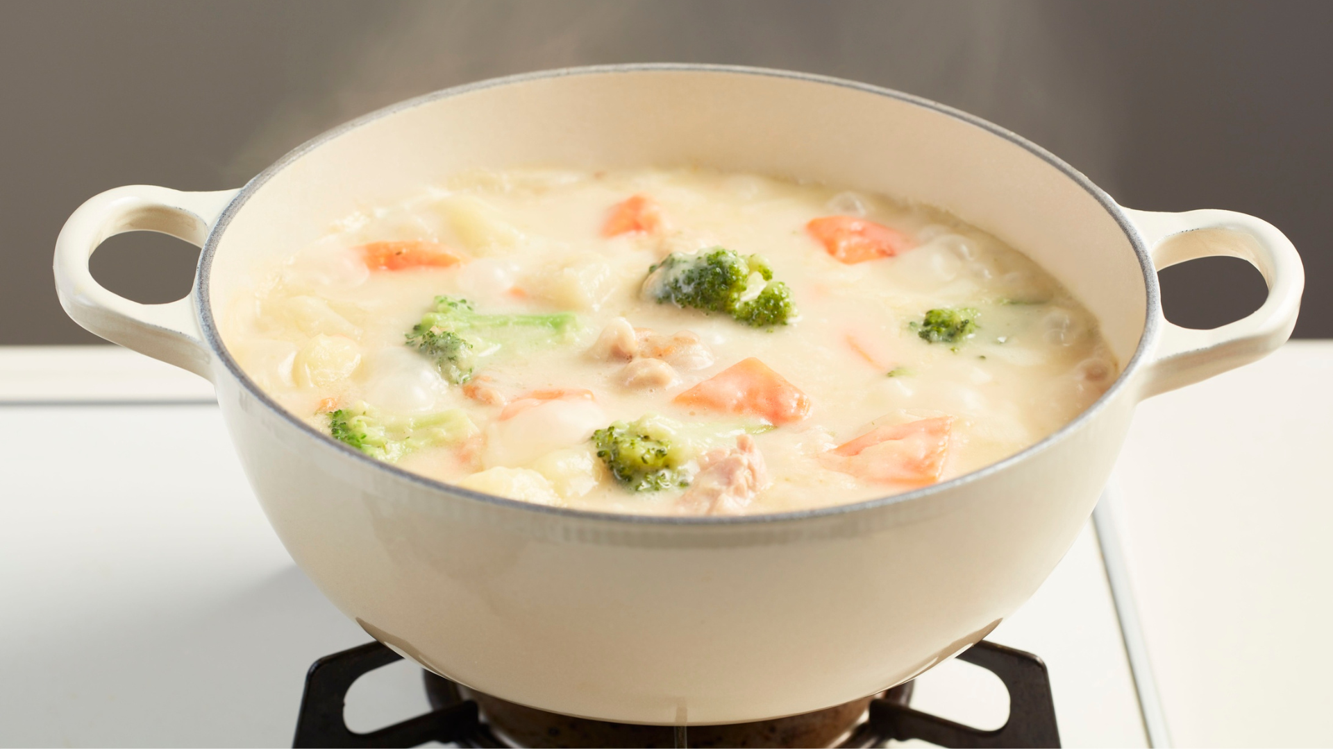 Make the clam chowder base