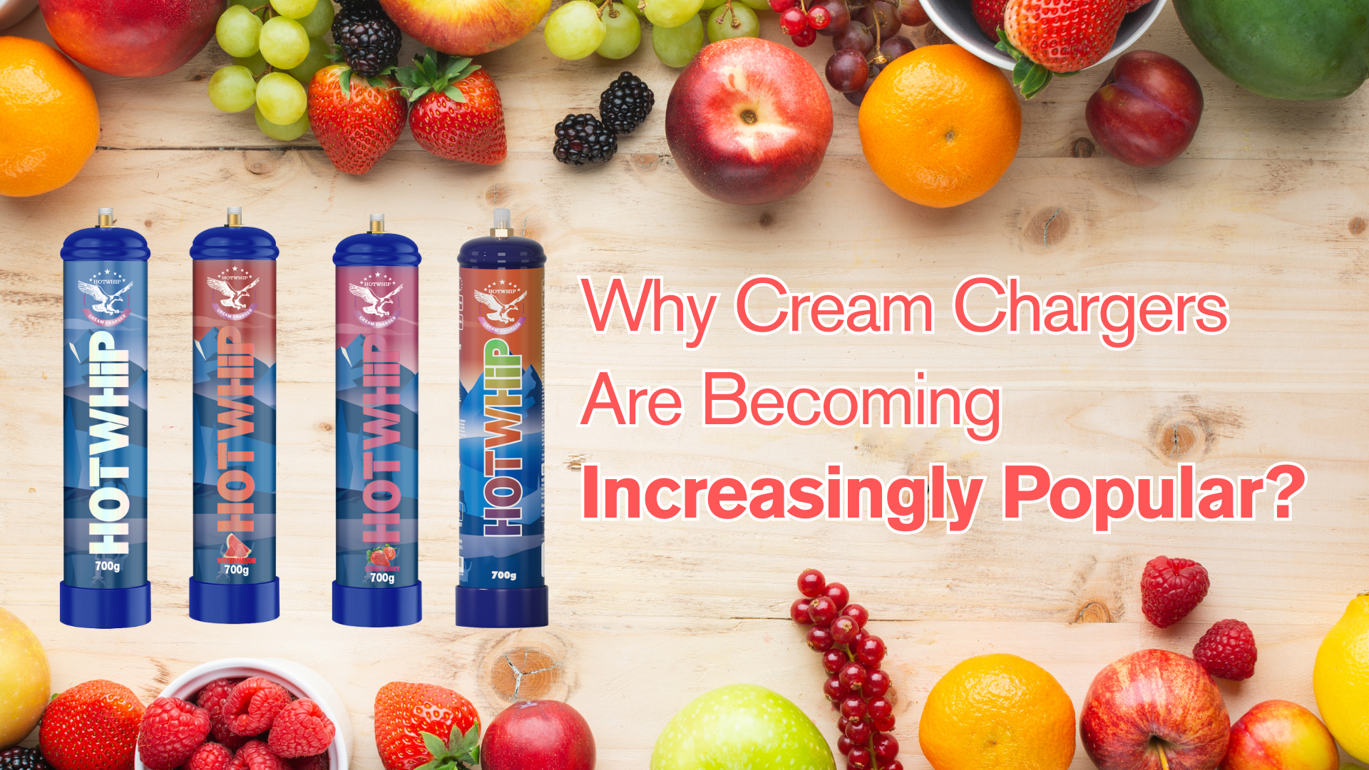  Cream Chargers Are Becoming Increasingly Popular