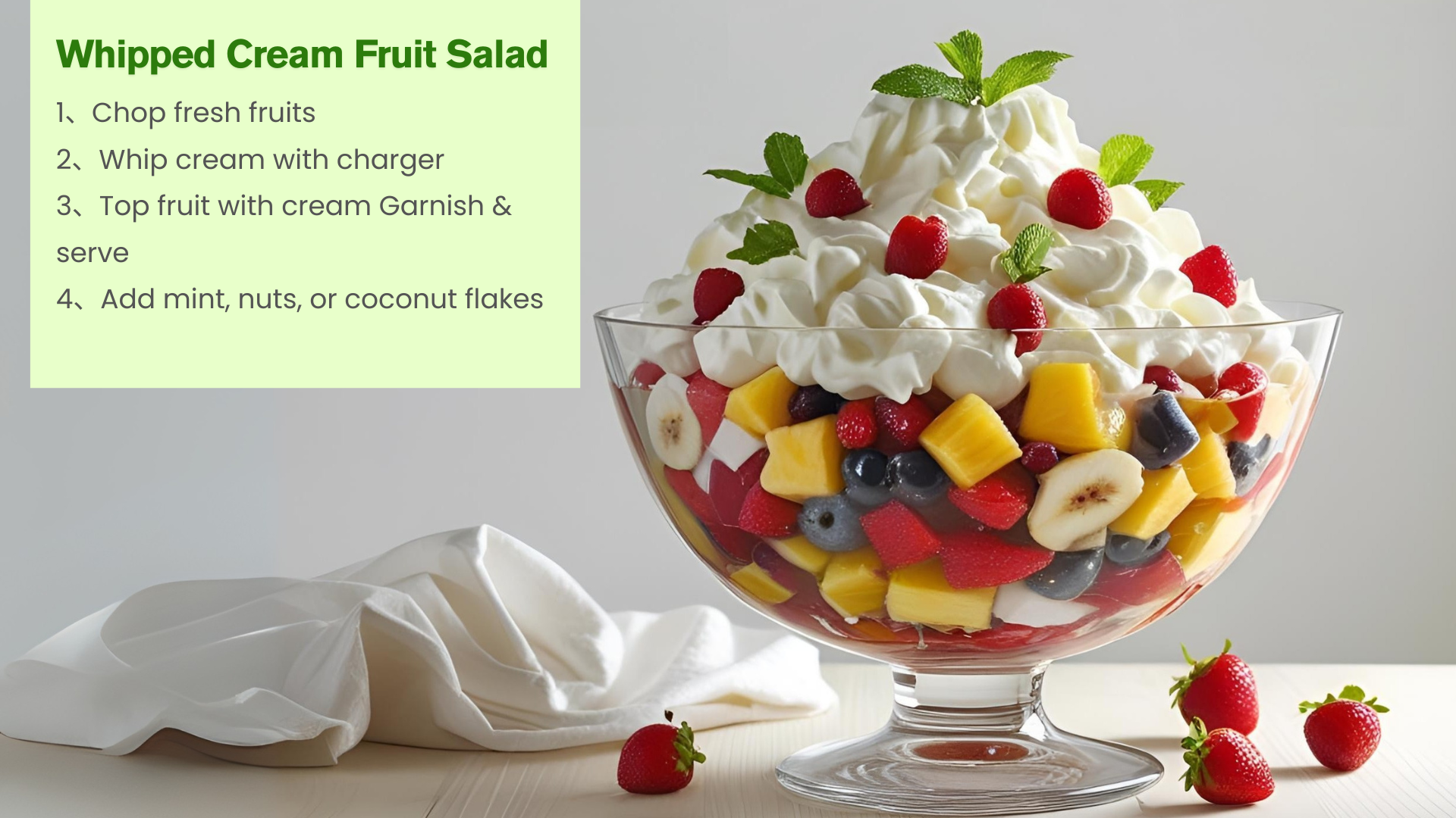 Whipped Cream Fruit Salad