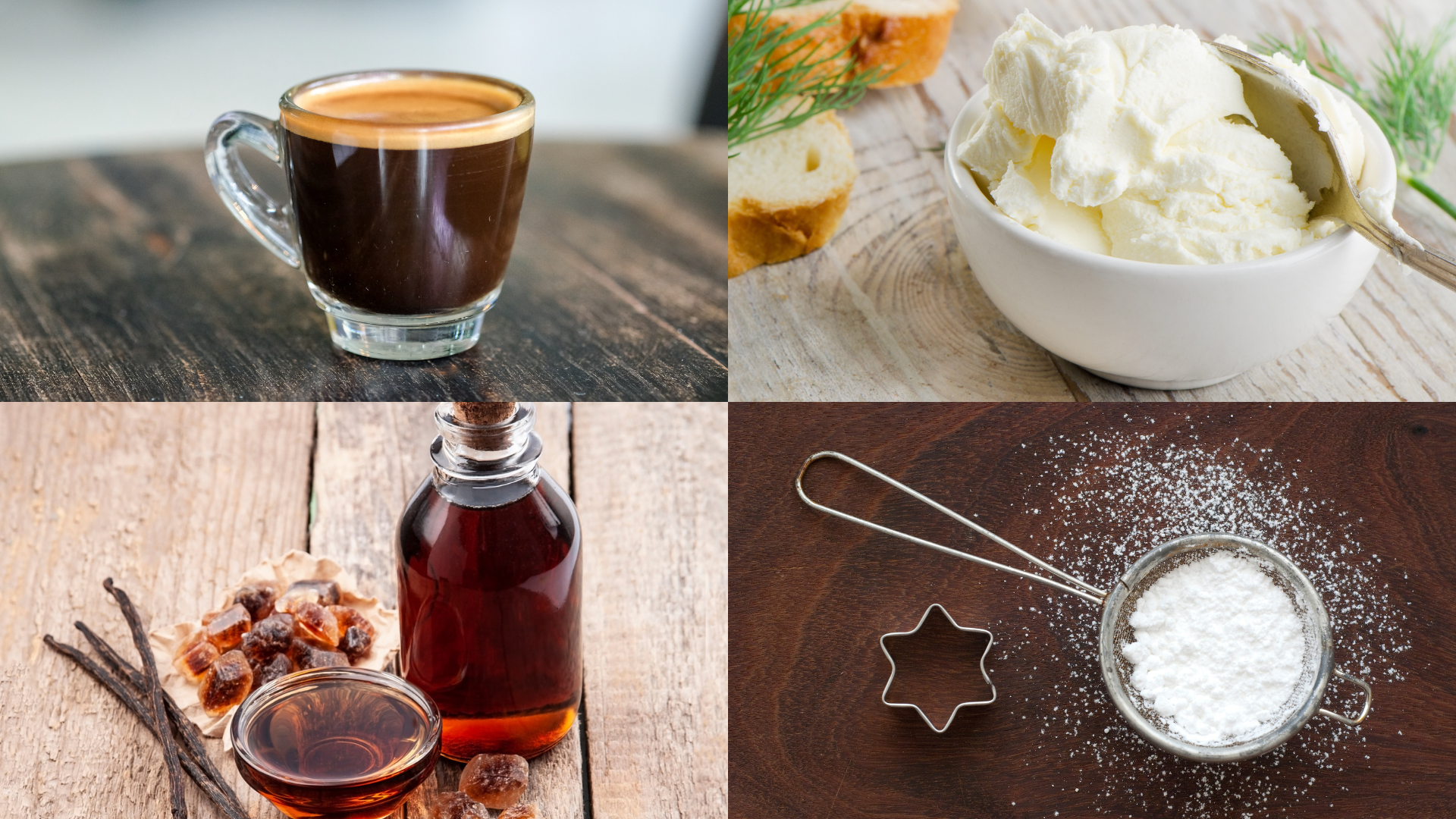 ingredients for Viennese Coffee