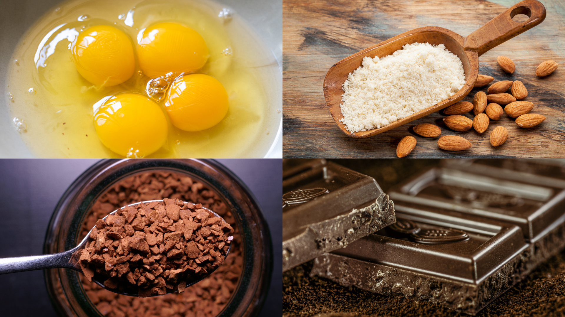 ingredients for Opera Cake