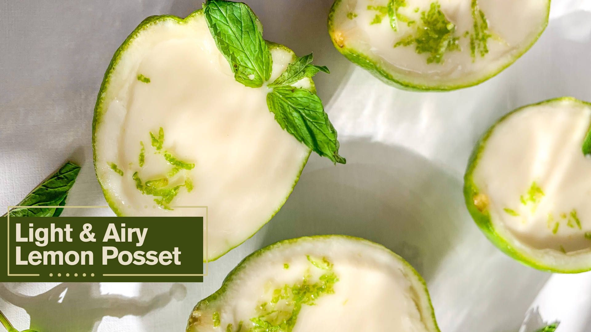 Light & Airy Lemon Posset