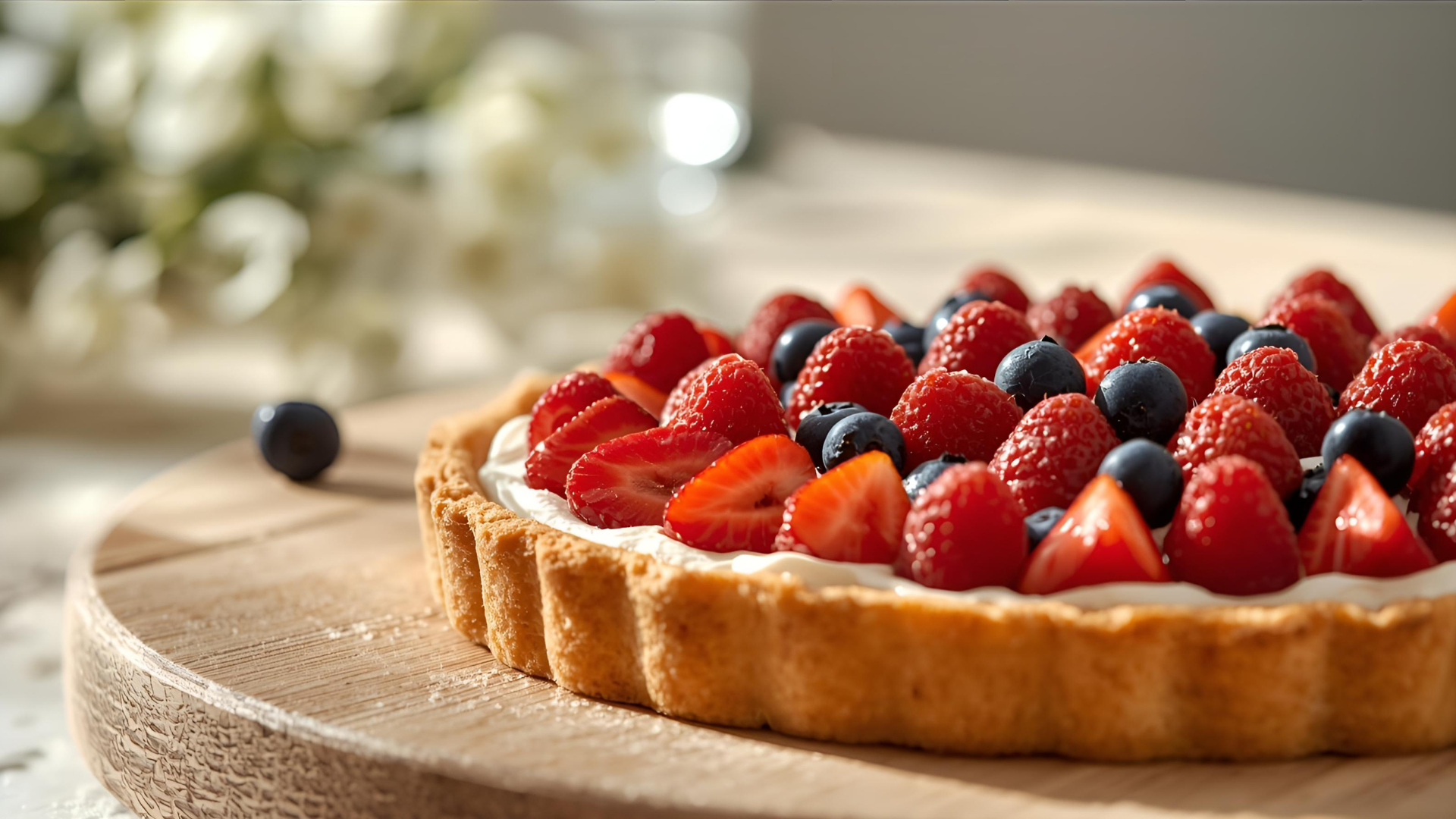 Berry Puff Pastry Tart
