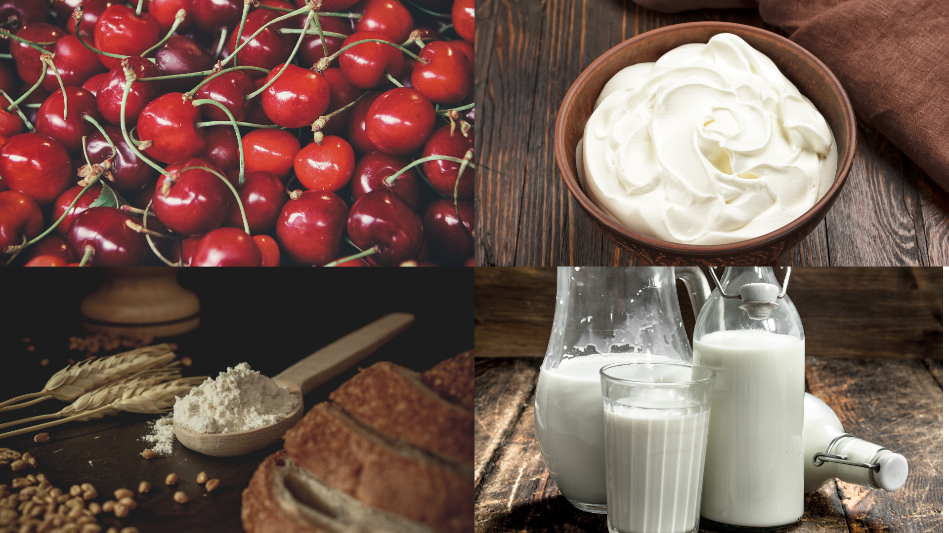 ingredients of Russian Cherry Layer Cake