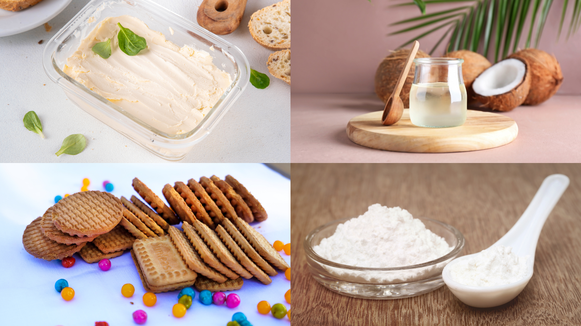 ingredients for Vegan Biscoff Cheesecake